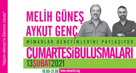 Cumartesi Buluşmaları: Melih Güneş ve Aykut Genç ile “Nâzım Hikmet’in Ellerinin İzinde” Söyleşisi
